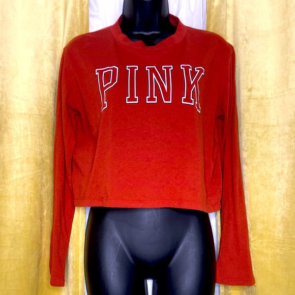 Victoria Secret PINK Long Sleeved Crop Top - Picture 1 of 2